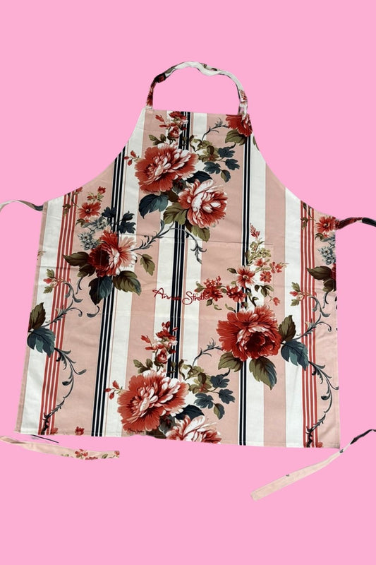 Spring Lines floral cotton apron Annah Stretton kitchen apron