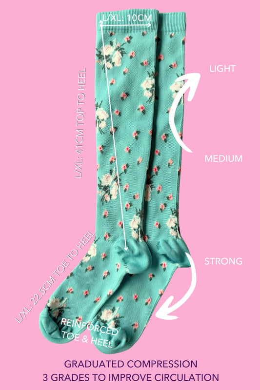 AS Compression Sock - Vintage Aqua