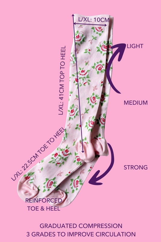 AS Compression Sock - Pink Rose