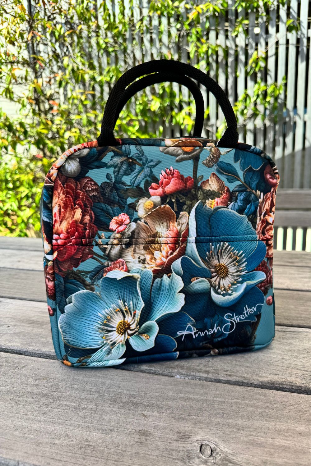 Cosmetic Insulated Travel Bag - Blue Bloom | PRE ORDER - Early June