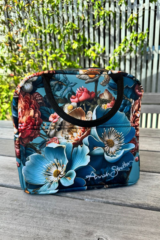 Cosmetic Insulated Travel Bag - Blue Bloom | PRE ORDER Mid April