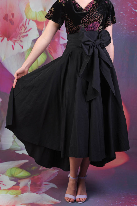 Model wearing Miriam Maya Skirt - Black by Annah Stretton