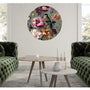 Circle Mural - Peony Aviary