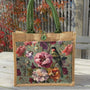 Peony Aviary Mini Jute Bag