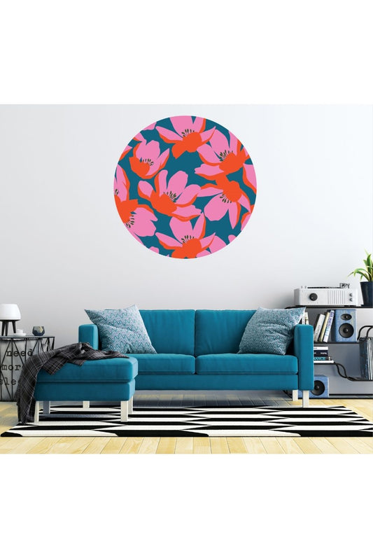 Circle Mural - Sami's Flower