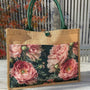 Jute Bag - Whispering Petals