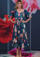 Gloria Dress - Navy Fusion