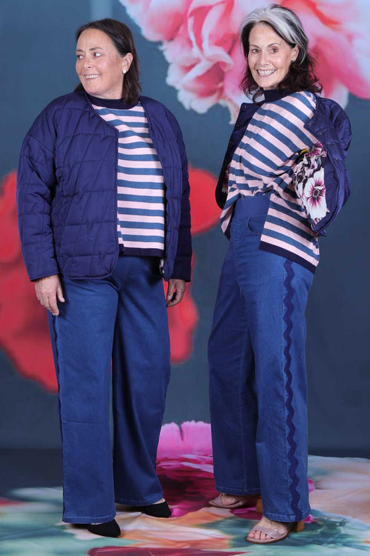 Phoebe Puffer Jacket - Navy