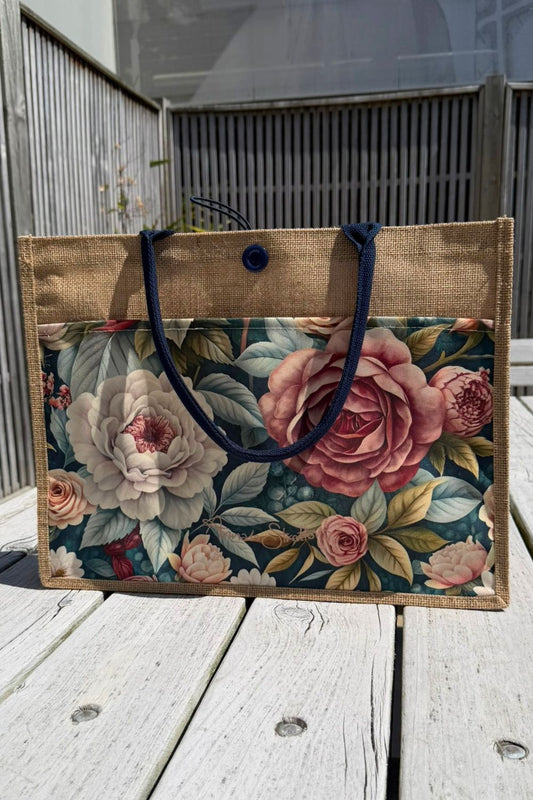 Jute Bag - Spring Serenade