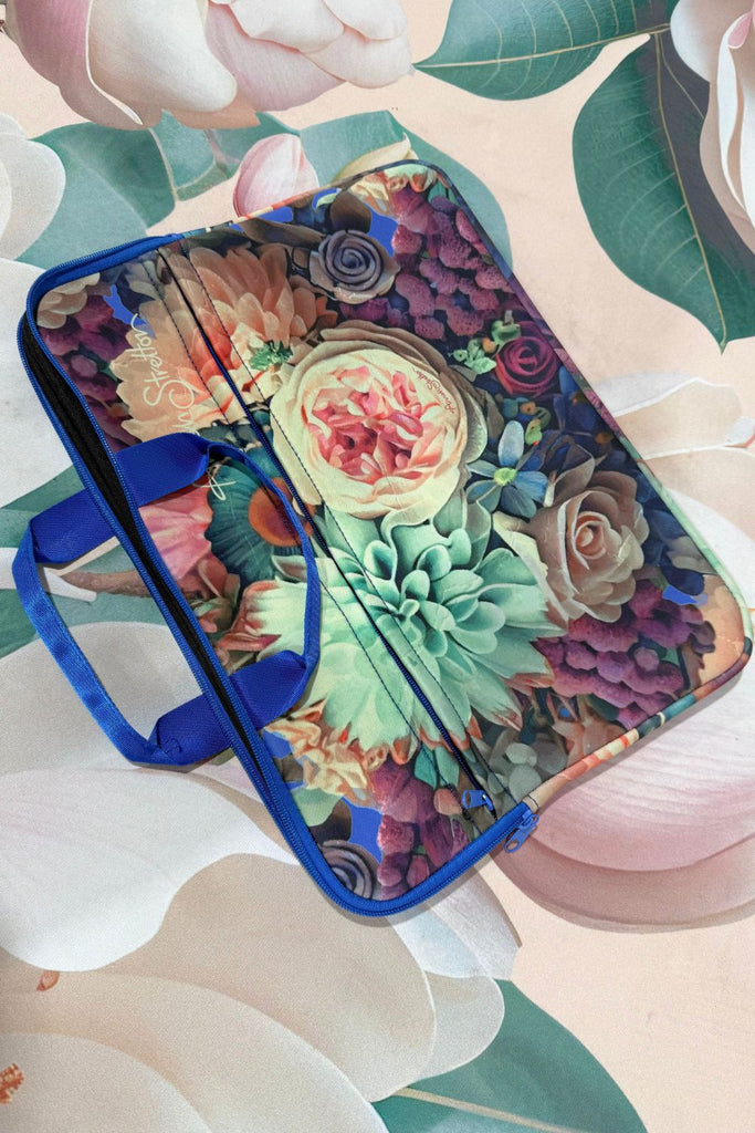 AS Laptop Case Antique Peonies 15" 17"” Annah Stretton