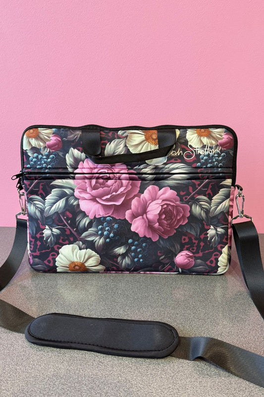 AS Laptop Case - Jungle Mulberry - 15" - 17" With Strap