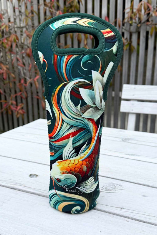 Unisex Insulated Wine Carrier with Fish Design NZ