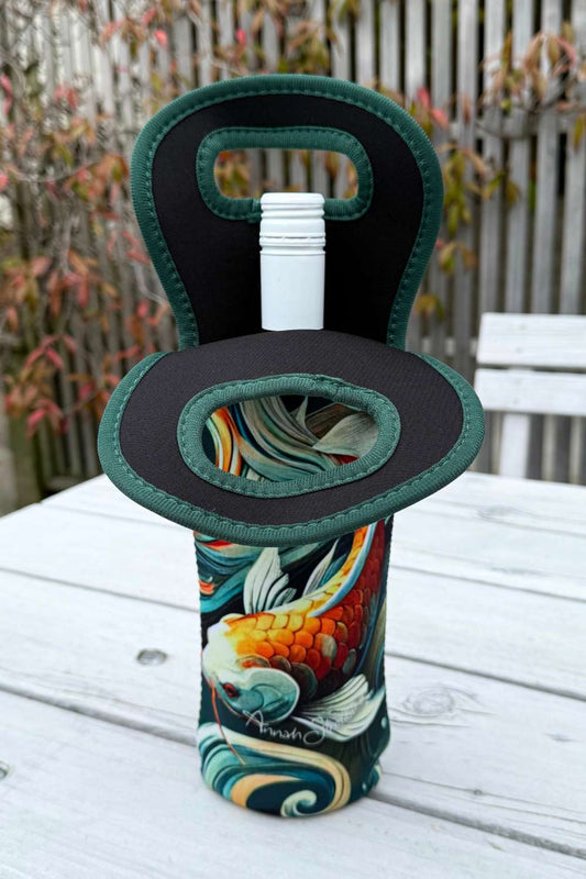 Carp Fish Neoprene Wine Bag Annah Stretton