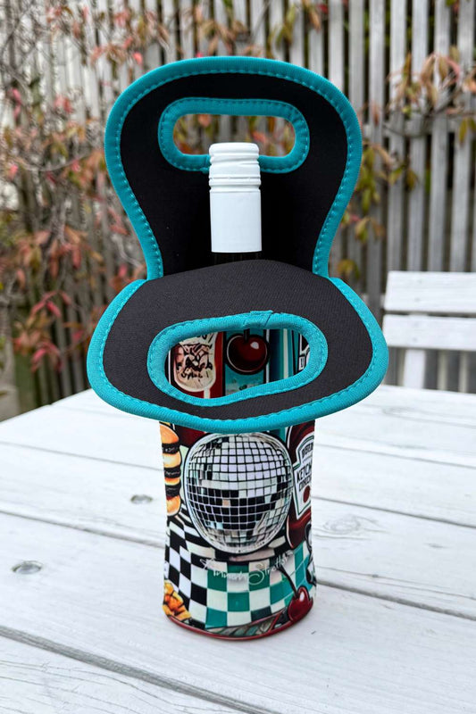 Unisex Retro Insulated Wine Carrier Bag NZ