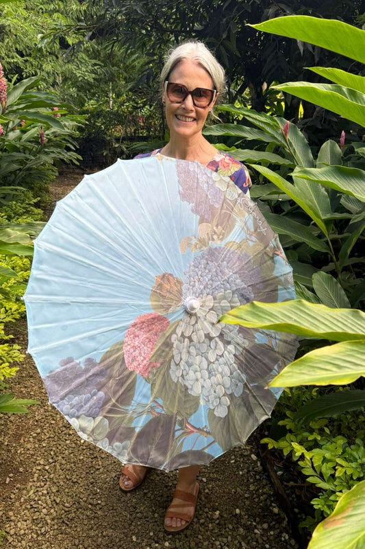 annah stretton hydrangea bunches floral sun parasol