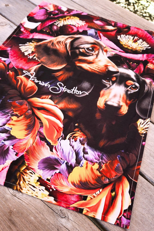 Dachshund Duo Cotton Tea Towel – Annah Stretton Kitchenware