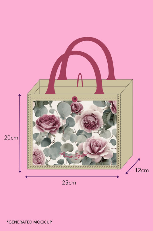 Baby Jute Bag - Tickled Pink | PRE ORDER LATE NOV