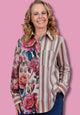 Eva Blouse - Heart Rose