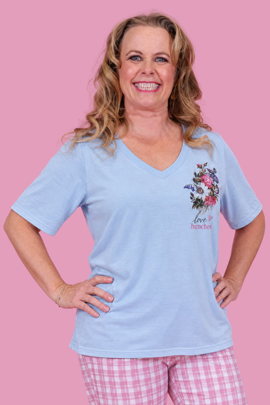 Tee Love Bunches - Sky | PRE ORDER MID NOV