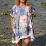 AS Towel Poncho - Blue Cactus Rose