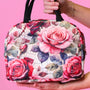 Cosmetic Insulated Travel Bag - Heart Rose
