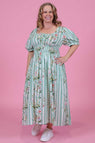 Elle Dress - Meadow Stripes