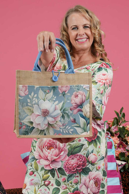 Rosetta Mini Jute Bag