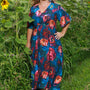 Veronica Town Dress - Roaring Bloom