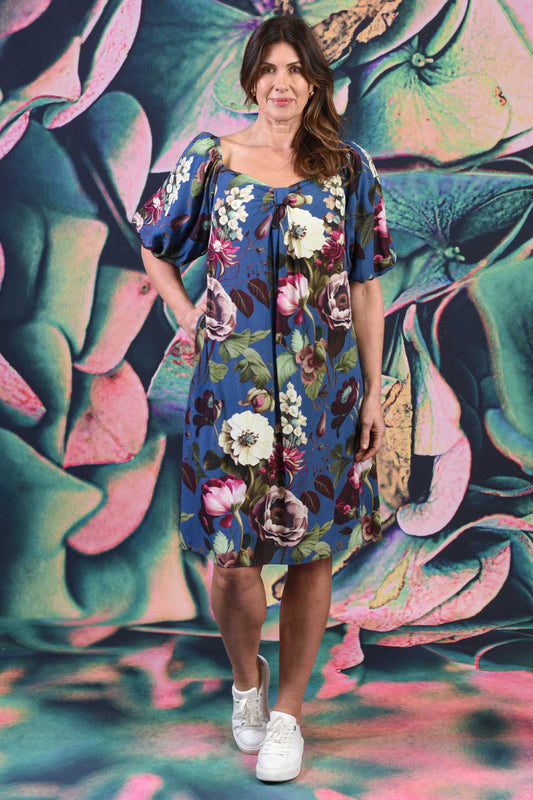 Cecily Dress - Rose garden