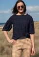 Charlotte Bambi Top - Navy | SALE