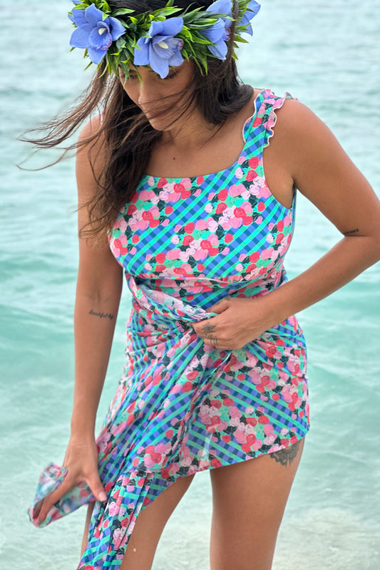 Cotton Wrap - Cleo Gingham | SALE