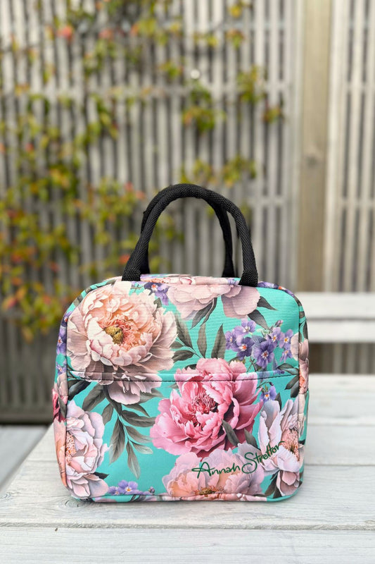 Annah Stretton floral insulated lunch bag – Whispers of Spring print