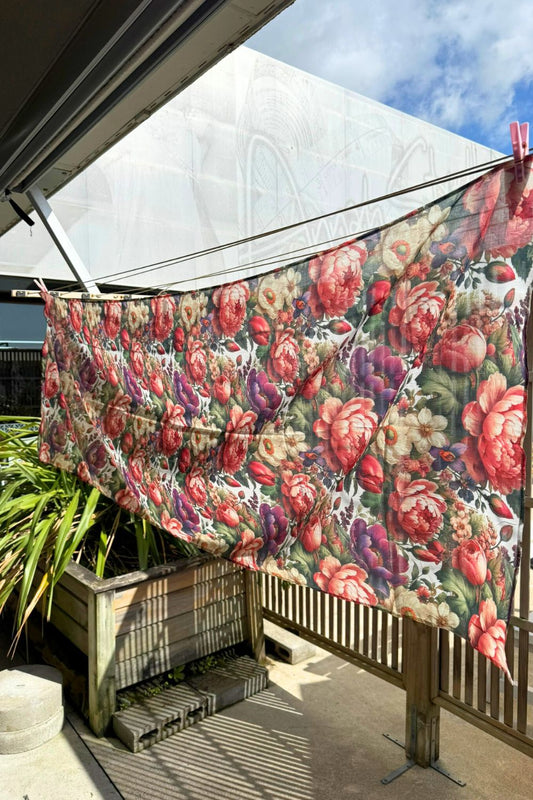 Cotton Wrap Petal Poem – Annah Stretton floral accessory