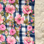 Cotton Wrap - Gingham Bloom