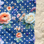 Cotton Wrap - Navy Spotty Floral