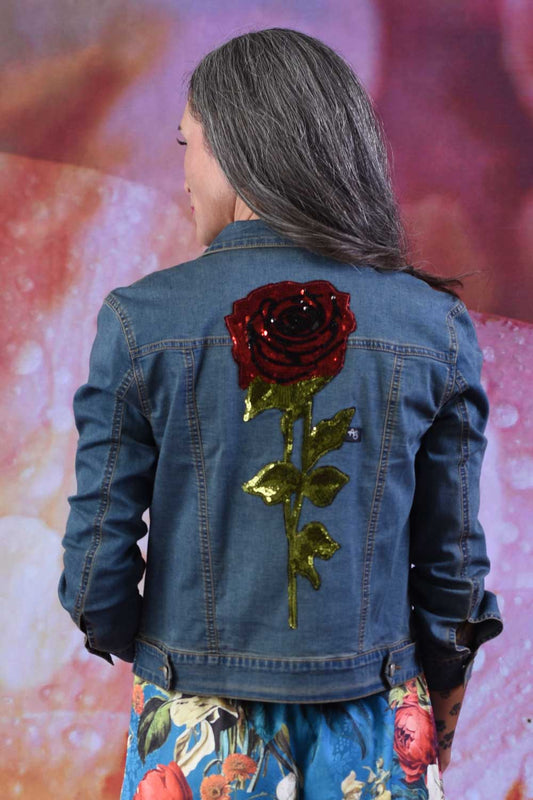 DJ Eden Jacket - Sequin Rose