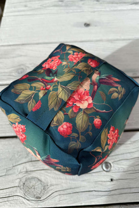 annah stretton canvas doorstop 2kg weight cube design