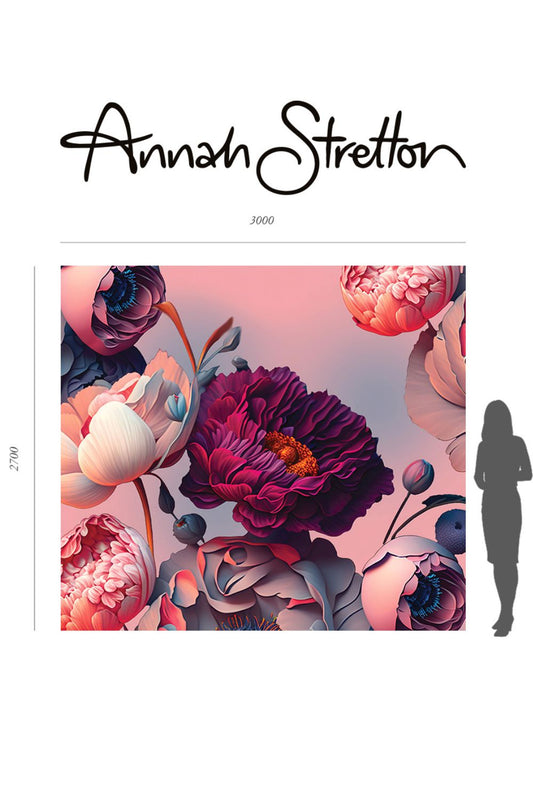 Dream Floral Mural Wallpaper - 2.7m x 3m