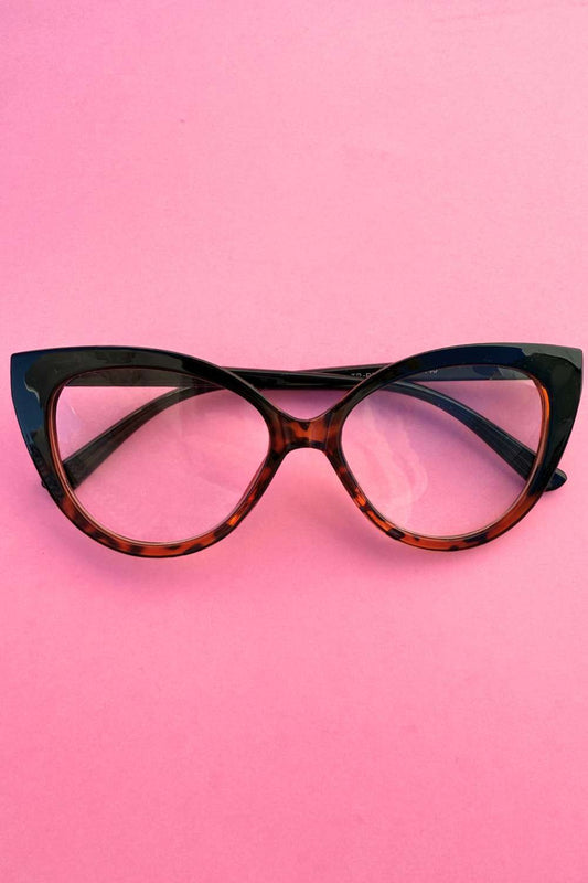 Eleanor Reading Glasses - Black Tort +3.00
