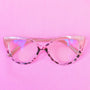 Eleanor Blue Light Glasses - Pink Tort