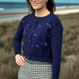 Emily Bow Cardi - Navy