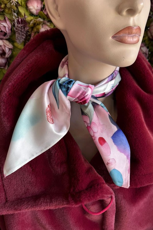 AS Square Neck Scarf - Feline Grace