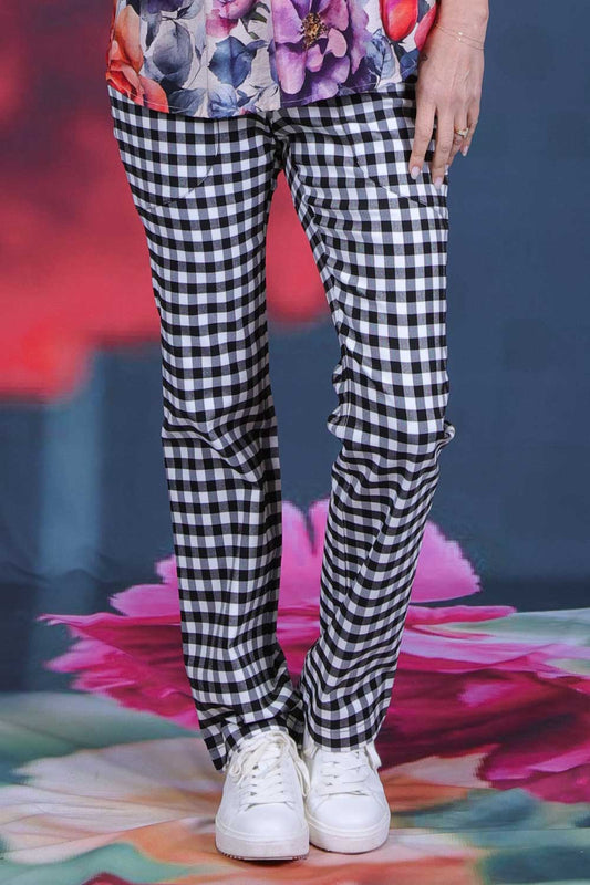 Vita Kaye Pants - Black Check