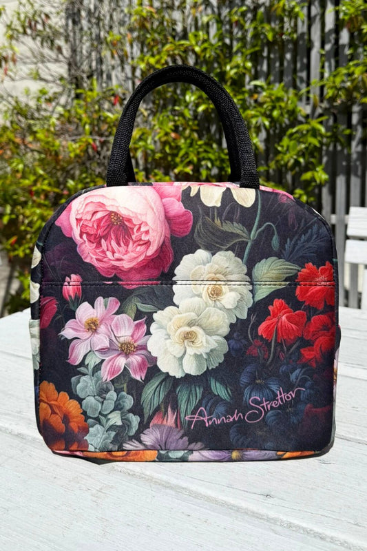 Annah Stretton insulated cosmetic bag – Midnight Waltz