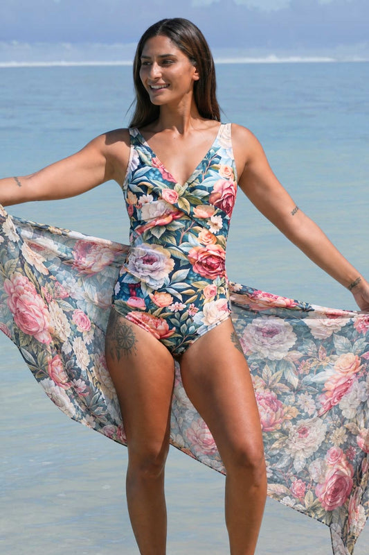 Layla One-Piece Bather - Spring Serenade