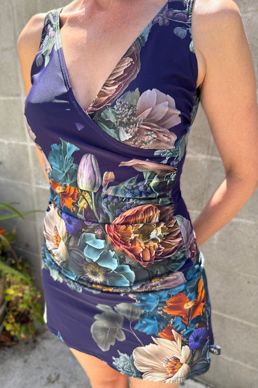 Close-up Florini floral print – swimwear detail