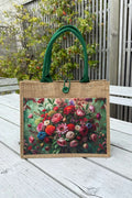 Eclectic Bouquet Mini Jute Bag