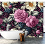 Jungle Mulberry Floral Mural Wallpaper - 2.7m x 3m