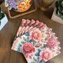 Heart Rose Paper Napkins - 20 pack