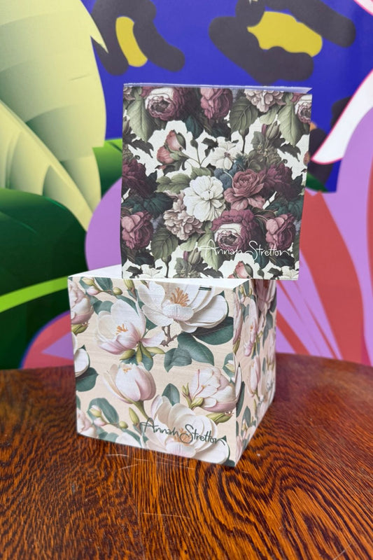 floral office notepad cube